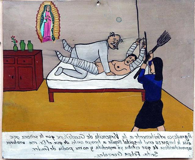 24P Painted Ero and Porn Art 34 - Erotic Retablo for Esiel