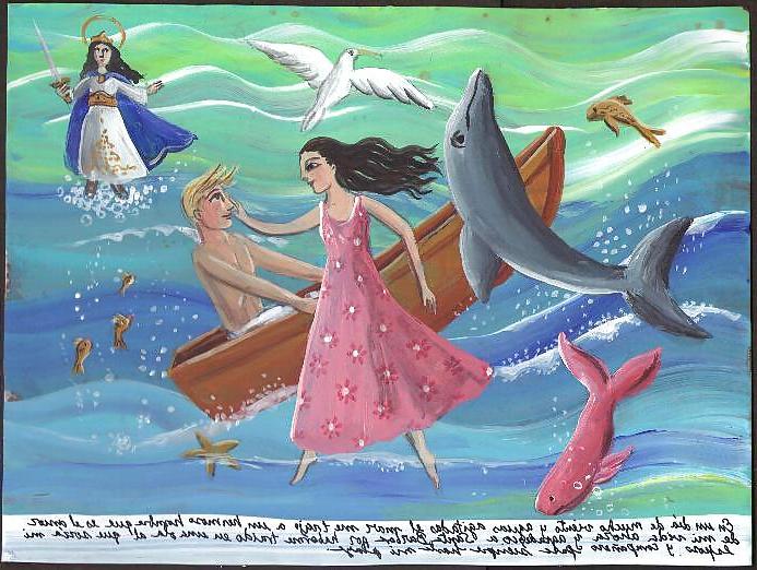 24P Painted Ero and Porn Art 34 - Erotic Retablo for Esiel
