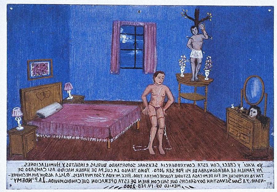 24P Painted Ero and Porn Art 34 - Erotic Retablo for Esiel