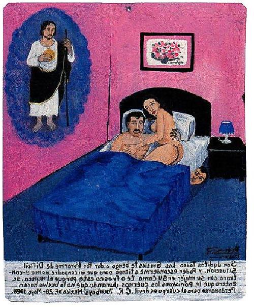 24P Painted Ero and Porn Art 34 - Erotic Retablo for Esiel