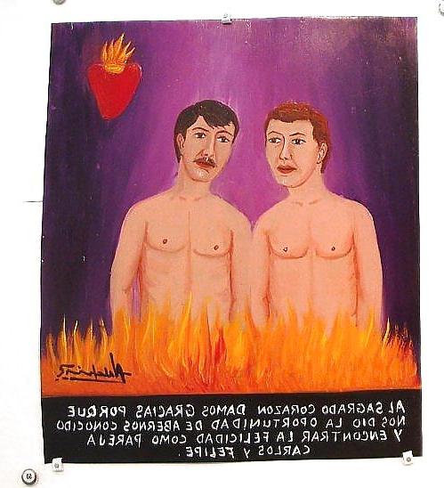 24P Painted Ero and Porn Art 34 - Erotic Retablo for Esiel