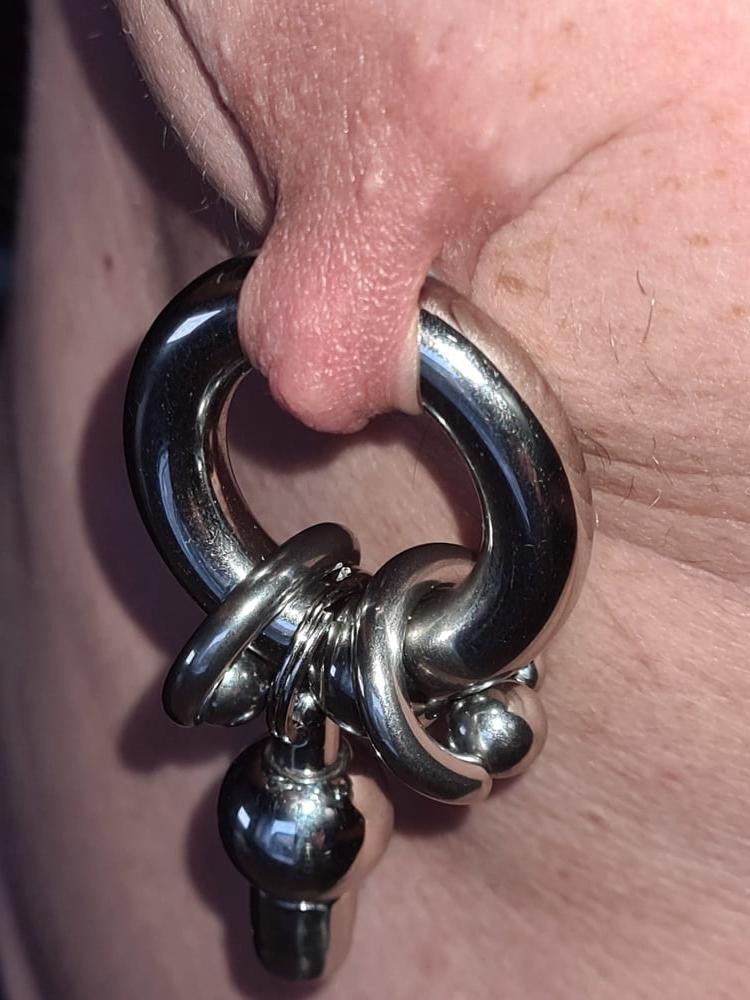 25P pierced nipples