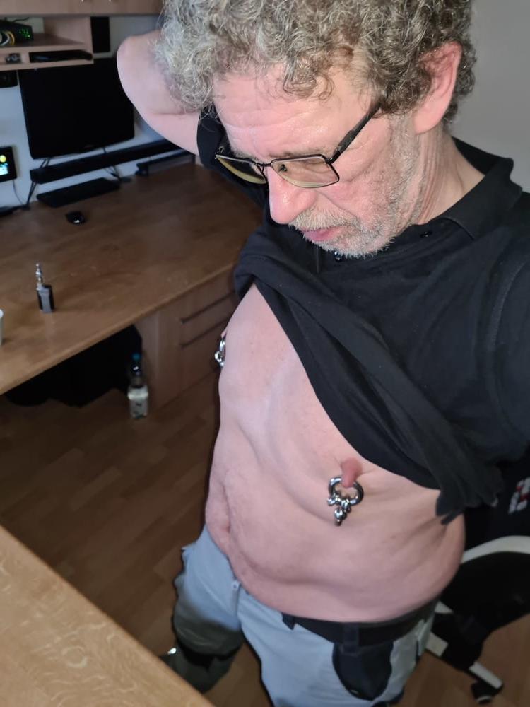 25P pierced nipples