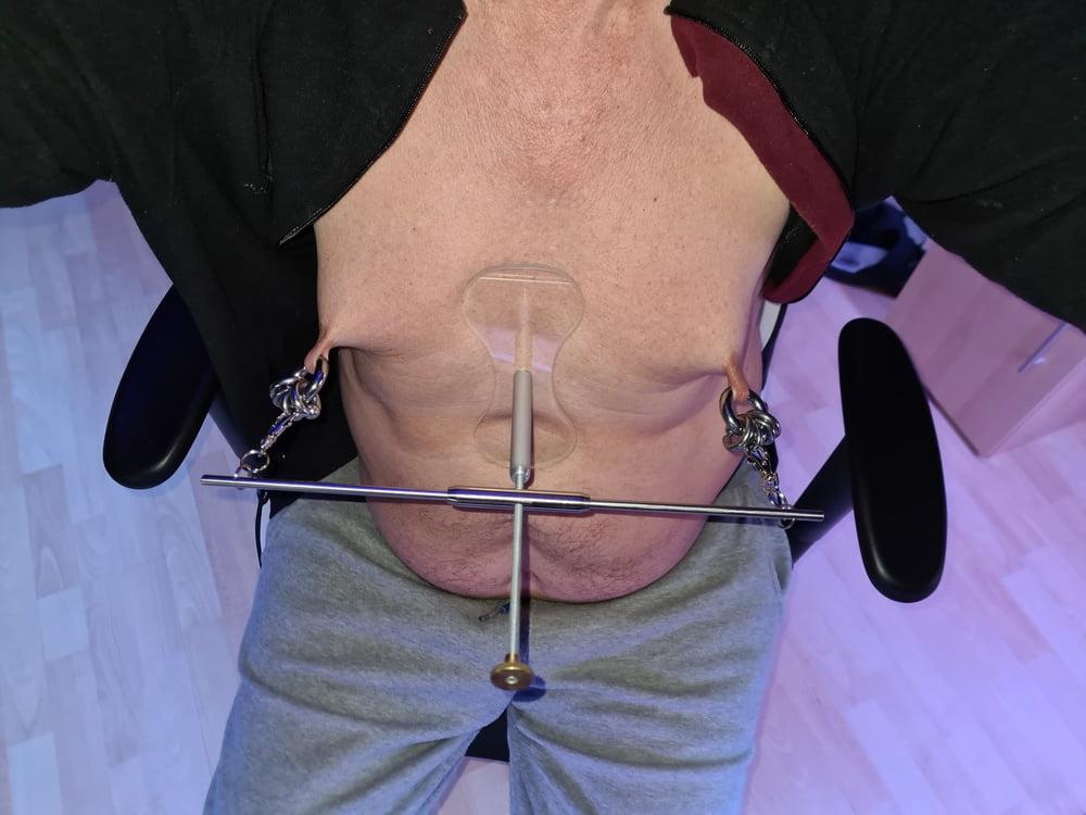 25P pierced nipples