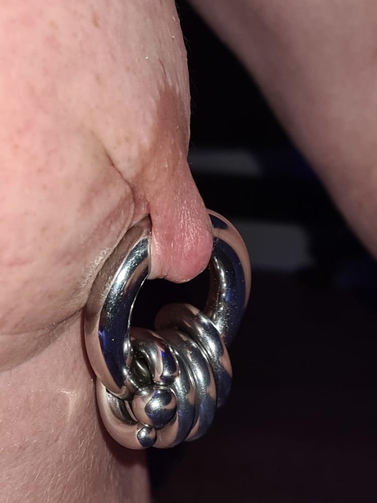 25P pierced nipples