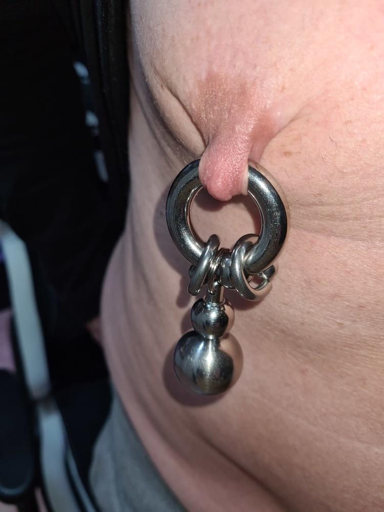 25P pierced nipples
