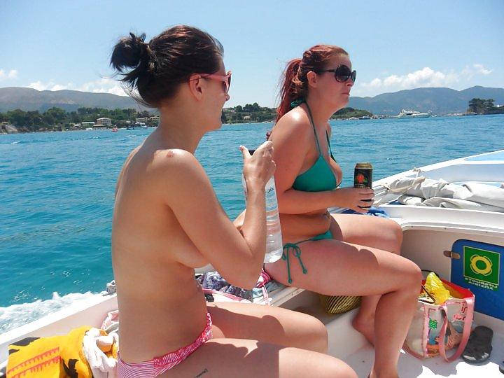 25P British Girls Go Wild on Vacation