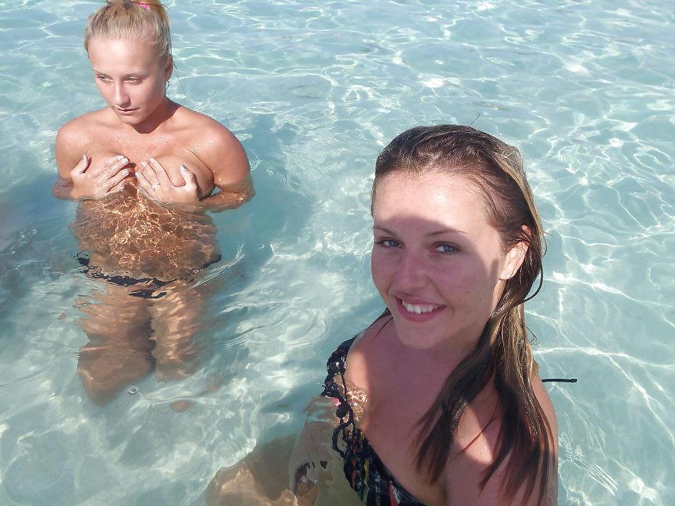 25P British Girls Go Wild on Vacation