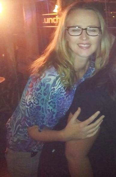 6P Mature blond with glasses