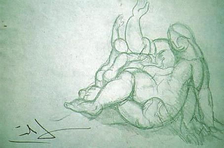 25P Drawn Ero and Porn Art 46 - Salvador Dali for trex245
