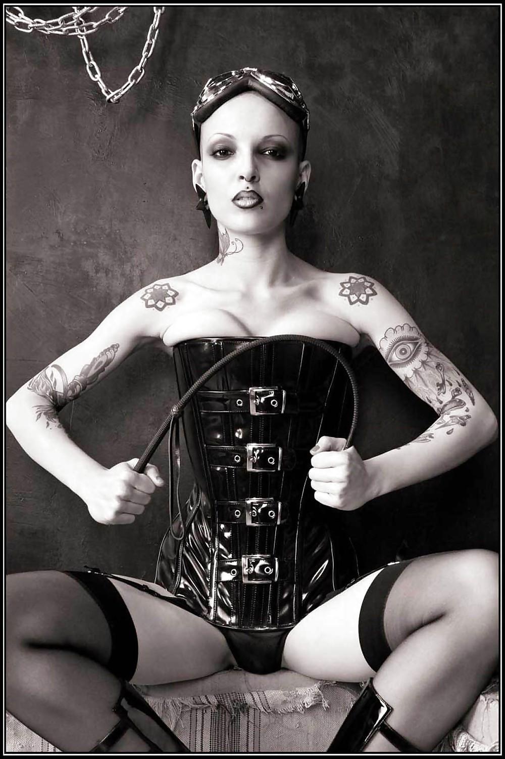 13P Sexy Skin-Punk Girl with Tattoos - PunXXX