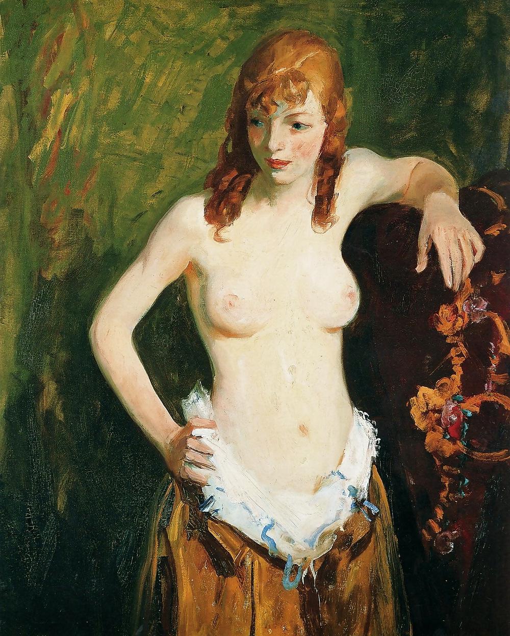 18P Painted Ero and Porn Art 41 - Robert Henri for Buggster