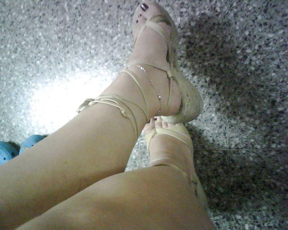25P My wife feet, legs and hands