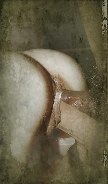 11P Vintage Art - Black Cock - White Girl