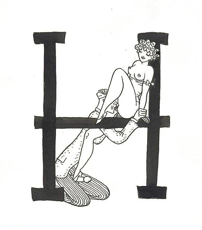 22P Them. Drawn Ero Art 2 - Erotic Letters (2) for Straightwoman