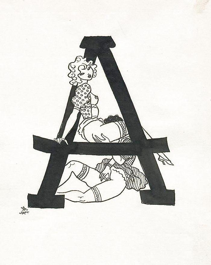 22P Them. Drawn Ero Art 2 - Erotic Letters (2) for Straightwoman