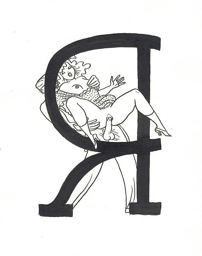 22P Them. Drawn Ero Art 2 - Erotic Letters (2) for Straightwoman