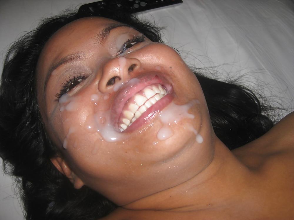 16P Gman Cum on Face of a Chubby Thai Girl