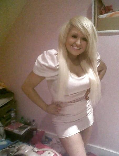 25P Busty Blonde Teen - Cute
