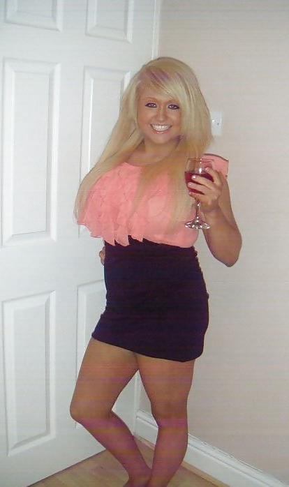 25P Busty Blonde Teen - Cute