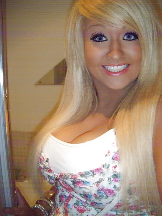 25P Busty Blonde Teen - Cute