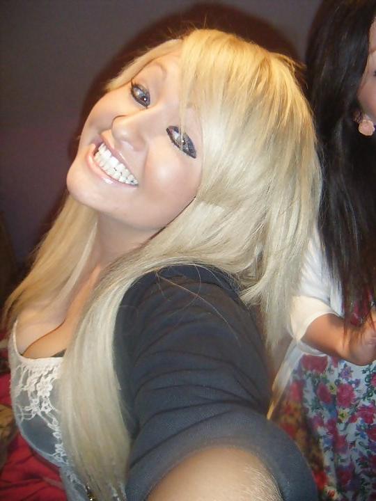 25P Busty Blonde Teen - Cute