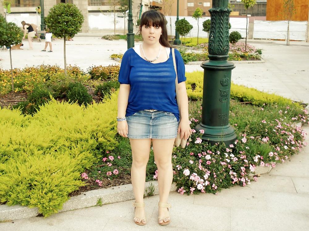 11P Latina Fashion in Denim Skirt 2