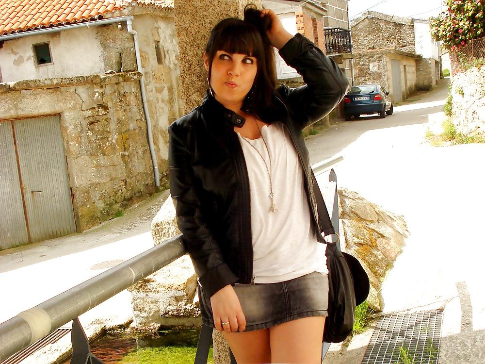 11P Latina Fashion in Denim Skirt 2