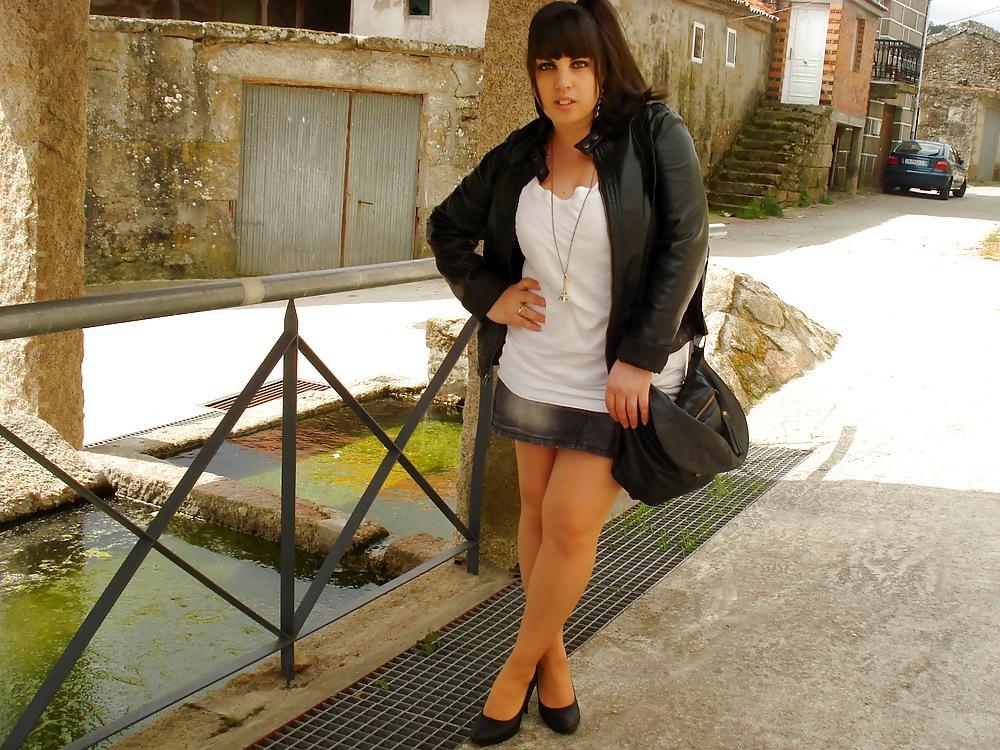 11P Latina Fashion in Denim Skirt 2