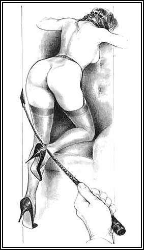 25P Them. Drawn Porn Art 15 - Spanking (3)  by Paula Meadows