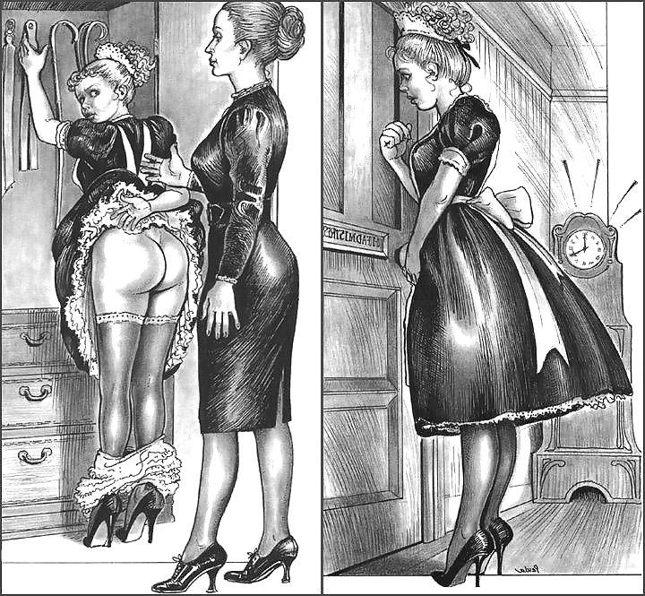 25P Them. Drawn Porn Art 15 - Spanking (3)  by Paula Meadows