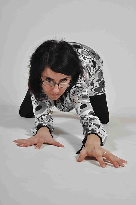 25P Skinny Mature in Glasses