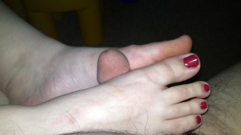 19P Wife's sexy feet, tits, and pussy
