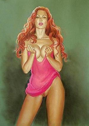 24P Drawn EroPorn Art 56 - Julia Tazko for Cummodore64