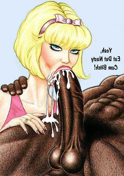 14P White girls love BBC Toons