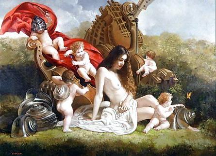 25P Painted EroPorn Art 51 - B. Di Maio for OrdinaryAvarageGuy