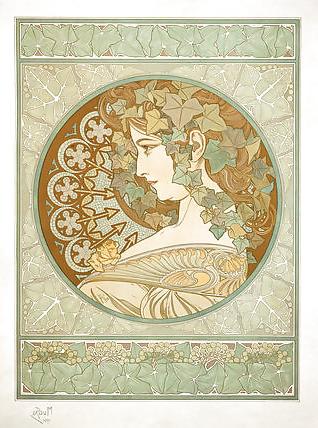25P Orrnamental and Voluptuous Art Nouveau 3 - Alfons M. Mucha