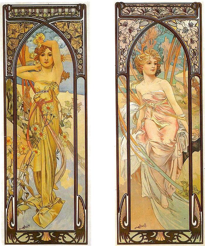 25P Orrnamental and Voluptuous Art Nouveau 3 - Alfons M. Mucha