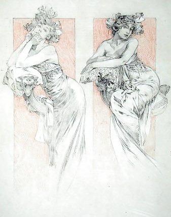 25P Orrnamental and Voluptuous Art Nouveau 3 - Alfons M. Mucha