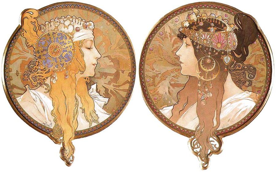 25P Orrnamental and Voluptuous Art Nouveau 3 - Alfons M. Mucha