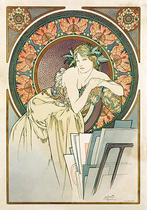 25P Orrnamental and Voluptuous Art Nouveau 3 - Alfons M. Mucha