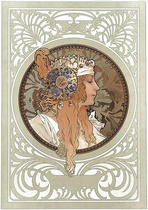 25P Orrnamental and Voluptuous Art Nouveau 3 - Alfons M. Mucha
