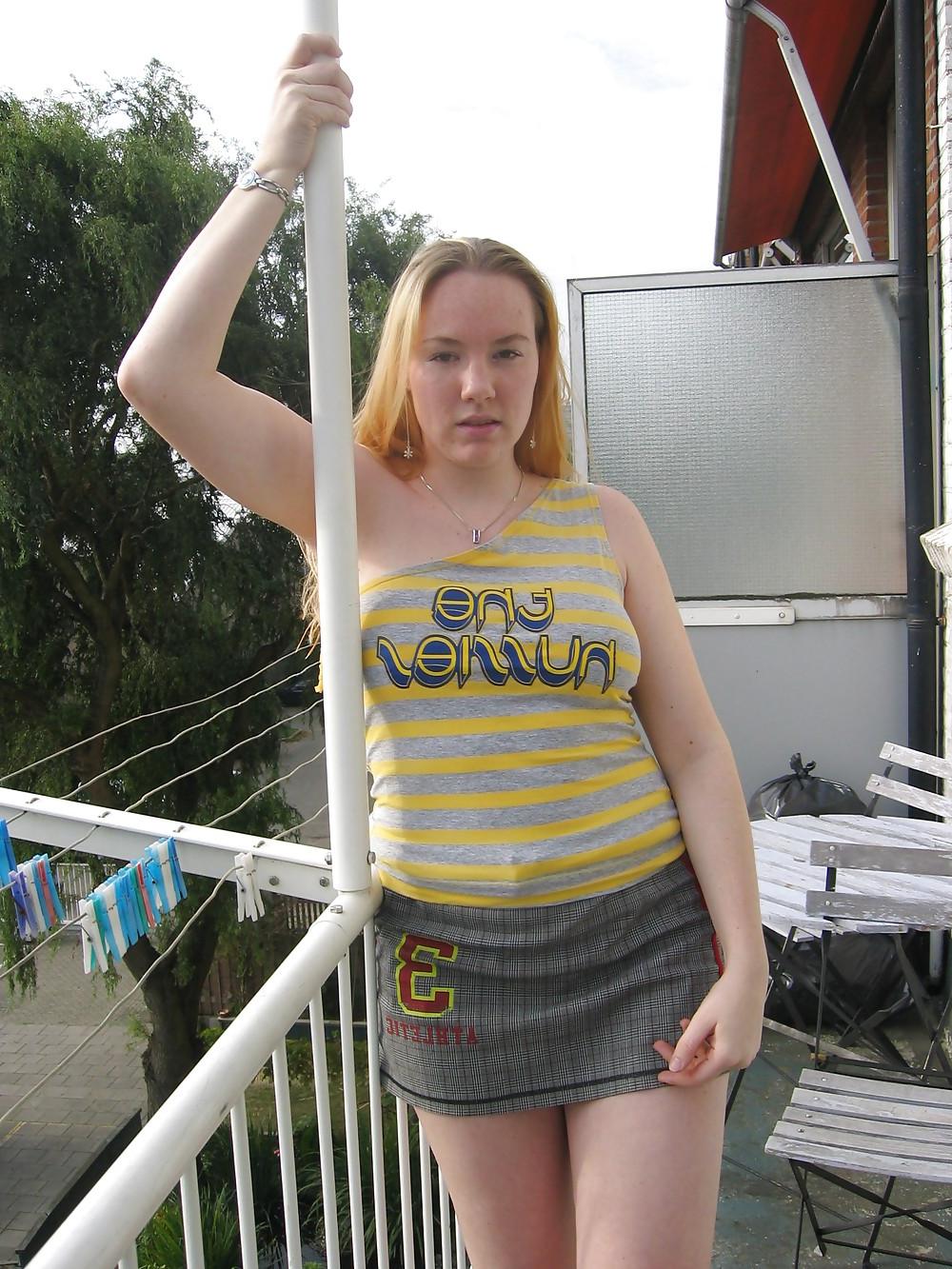 19P Chubby teen posing - N. C. 