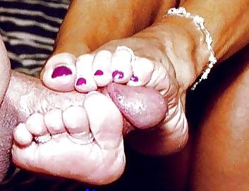 25P Footjob and feet