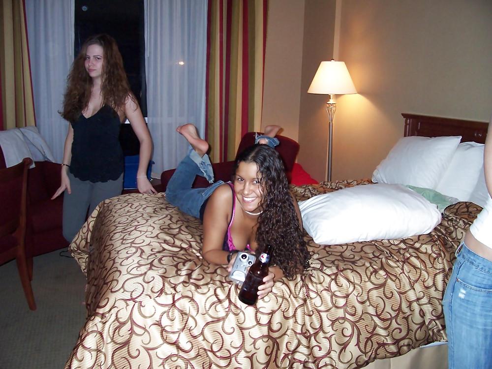 11P Cute brunette teen on Vacation