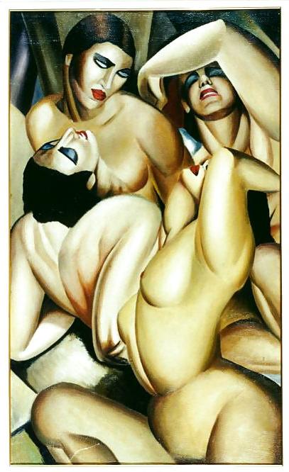 25P Tamara de Lempicka Art Deco painter and Glamour Star 