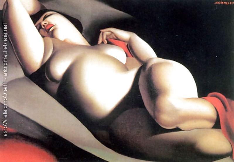 25P Tamara de Lempicka Art Deco painter and Glamour Star 