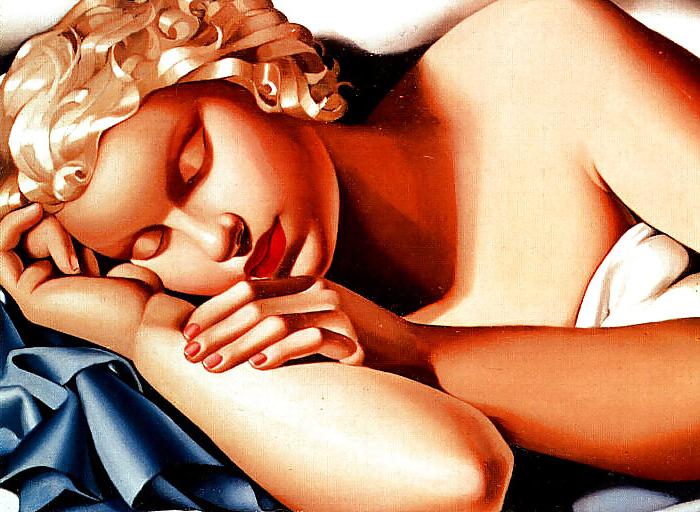 25P Tamara de Lempicka Art Deco painter and Glamour Star 