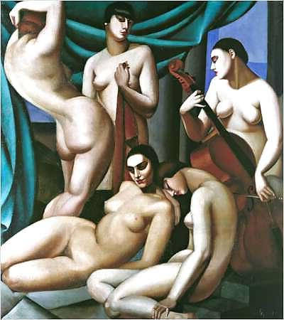 25P Tamara de Lempicka Art Deco painter and Glamour Star 