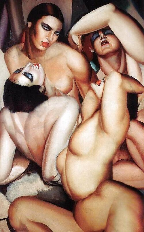 25P Tamara de Lempicka Art Deco painter and Glamour Star 